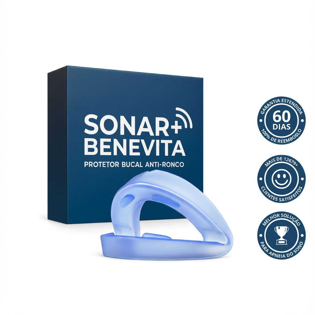 Sonar+ zenvita® - Protetor Bucal Anti-Ronco - OFERTA BLACK ESTENDIDA🔥 LEVE MAIS PAGANDO MENOS (ÚLTIMO DIA)