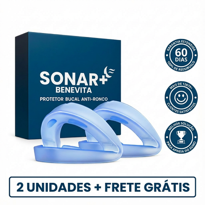 Sonar+ zenvita® - Protetor Bucal Anti-Ronco - OFERTA BLACK ESTENDIDA🔥 LEVE MAIS PAGANDO MENOS (ÚLTIMO DIA)