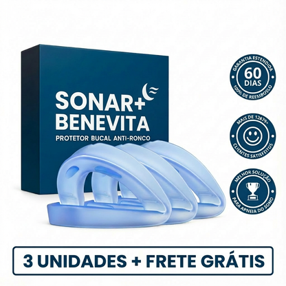 Sonar+ zenvita® - Protetor Bucal Anti-Ronco - OFERTA BLACK ESTENDIDA🔥 LEVE MAIS PAGANDO MENOS (ÚLTIMO DIA)
